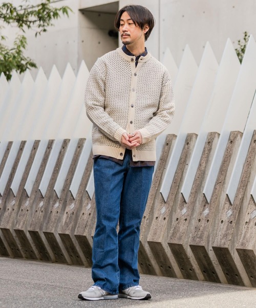 「URBAN RESEARCH ROSSO MEN」 ニットカーディガン X-LARGE グレー メンズ_画像8