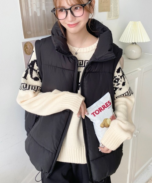 moment+ ベスト FREE ブラック レディース : ZOZOTOWN Yahoo!店 - 通販