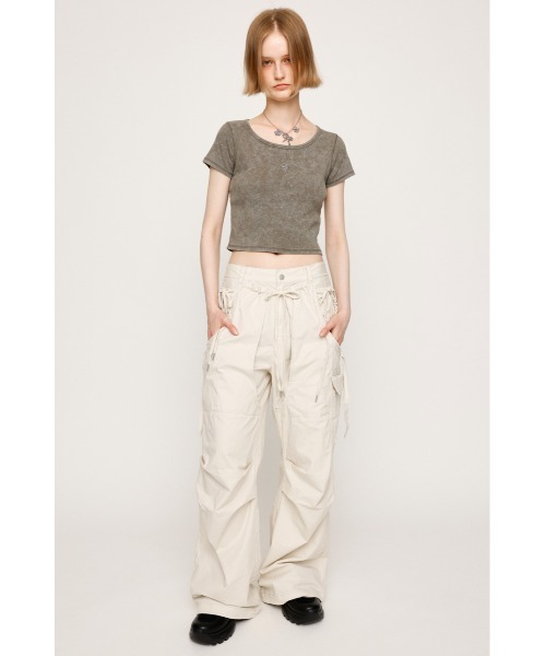 SLY スラックス パンツ TUCK WIDE WOVEN PT タック ワイド