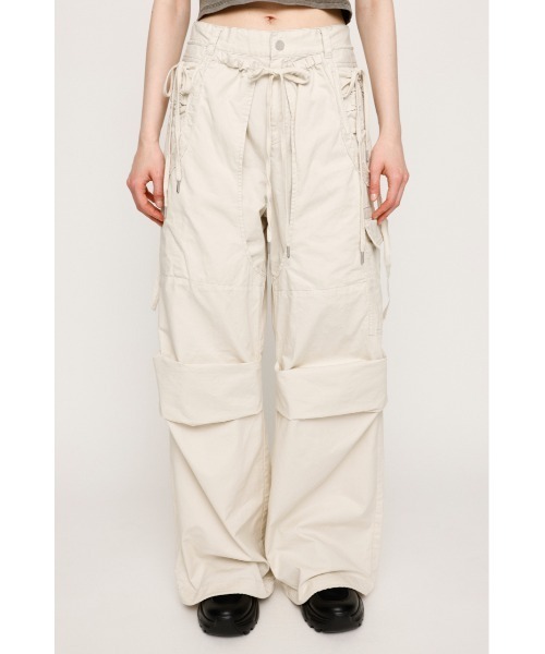 SLY（スライ） スラックス パンツ TUCK WIDE WOVEN PT タック ワイド