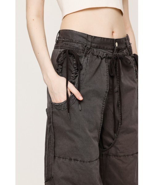 SLY TUCK WIDE WOBEN PT サイズ2（M、Lサイズ相当） セール】TUCK WIDE WOVEN PT タック ワイド ウーブン パンツ
