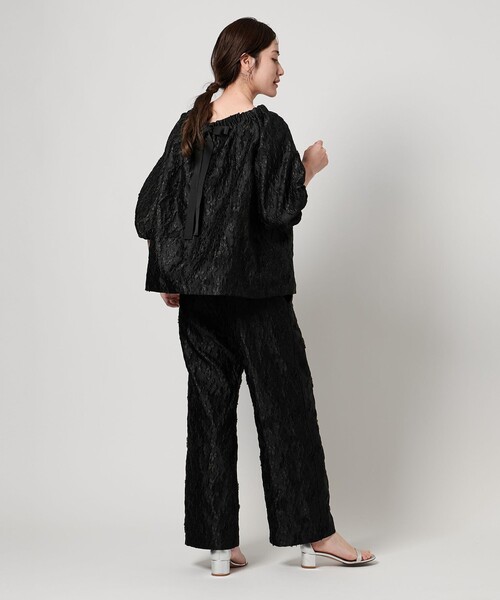 UNITED ARROWS ブラウス シャツ フラワージャガード レディース