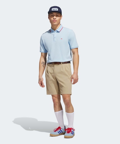 adidas golf アディダスゴルフ ロゴ 半袖 ポロシャツ ゴルフ ウェア adidas ポロシャツ オリジナルスゴルフ ツイストニット ワン
