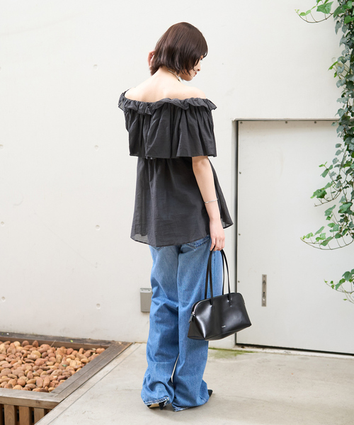 【美品✨upper hights✨25 L】ワイド ハイウエスト デニム パンツ upperhights ジーンズ デニム デニムパンツ 「別注」「upper