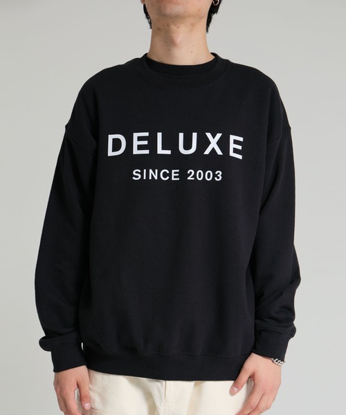 DELUXE（デラックス） トレーナー スウェット DELUXE LOGO CREW メンズ