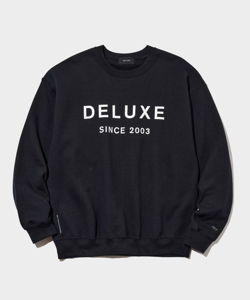 DELUXE（デラックス） トレーナー スウェット DELUXE LOGO CREW メンズ