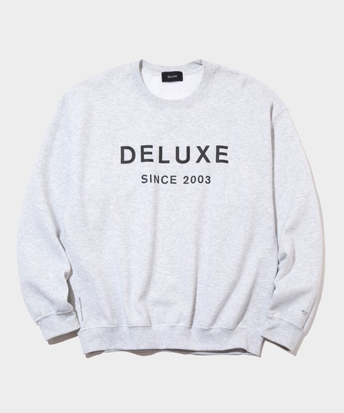 DELUXE（デラックス） トレーナー スウェット DELUXE LOGO CREW メンズ