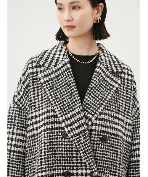 Mila Owen（ミラオーウェン） ポンチョコート FREE チャコールグレー