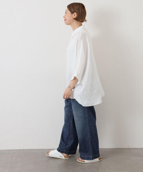 ブラウス シャツ リネンライクバルーンブラウス レディース JOURNAL STANDARD LUXE ブラウス シャツ リネンキャンバス