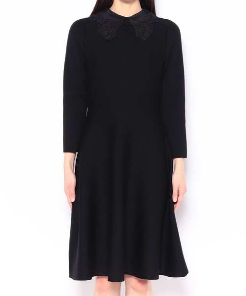 アナイ　ワンピース　　38 黒　　定価37400円 ANAYI（アナイ） ニットワンピース 38 ブラック レディース : ZOZOTOWN