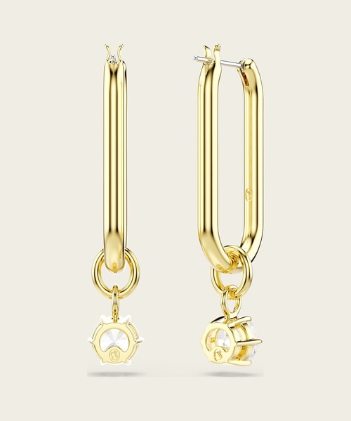 スワロフスキー　Constella doroppuピアス　ラウンドカット SWAROVSKI｜【公式】【スワロフスキー】Constella ドロップ