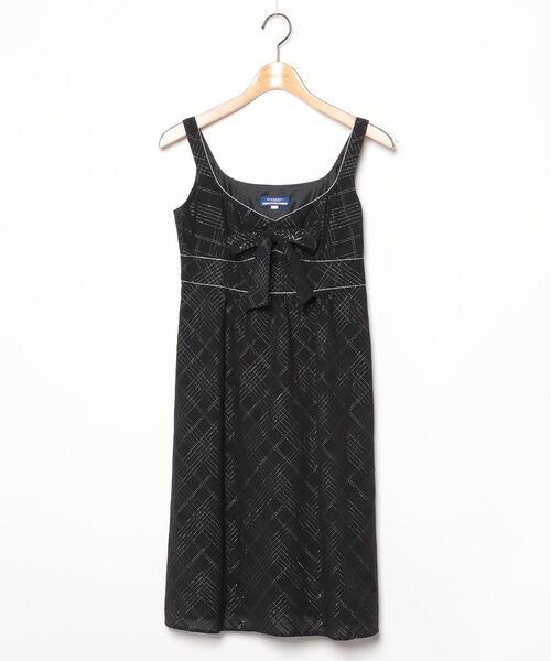 BURBERRY チェック柄 ノースリーブワンピース 36 BURBERRY BLUE LABEL 「BURBERRY LABEL」 チェック柄