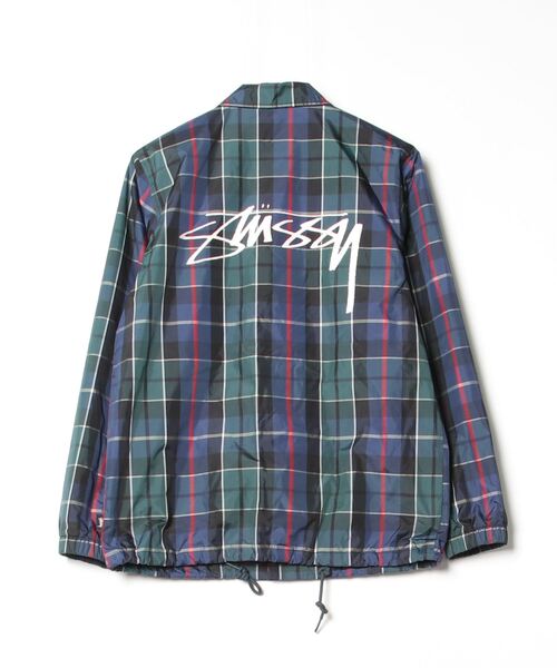 ステューシー コーチジャケット グリーン STUSSY 「STUSSY」 コーチジャケット X-SMALL グリーン メンズ