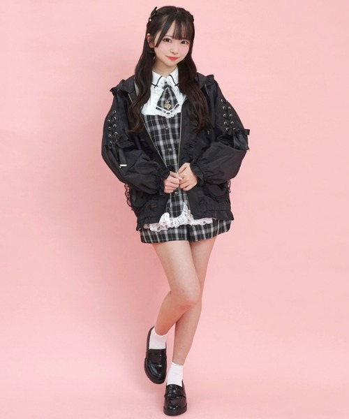 「Secret Honey」 ナイロンブルゾン MEDIUM オフホワイト レディース_画像9