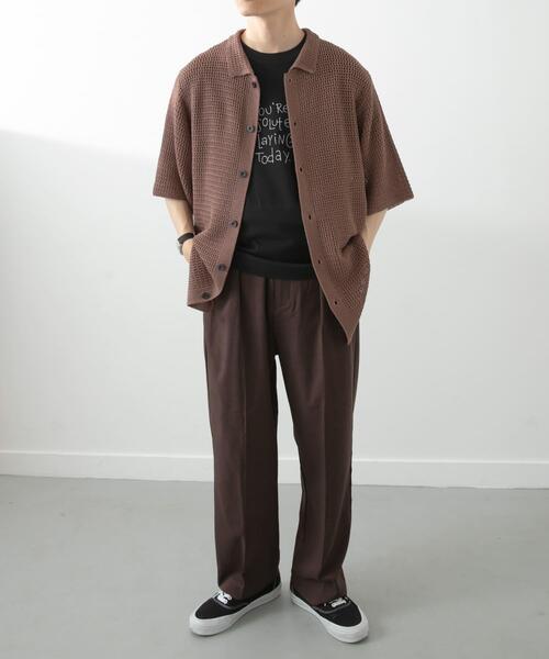 ITEMS URBANRESEARCH（アイテムズ アーバンリサーチ） シャツ 透かし