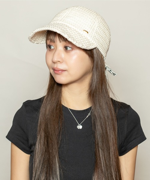 CA4LA(カシラ)リボンキャスケット LILITH FB(ONESIZE WHITE): キャスケット｜帽子通販｜CA4LA