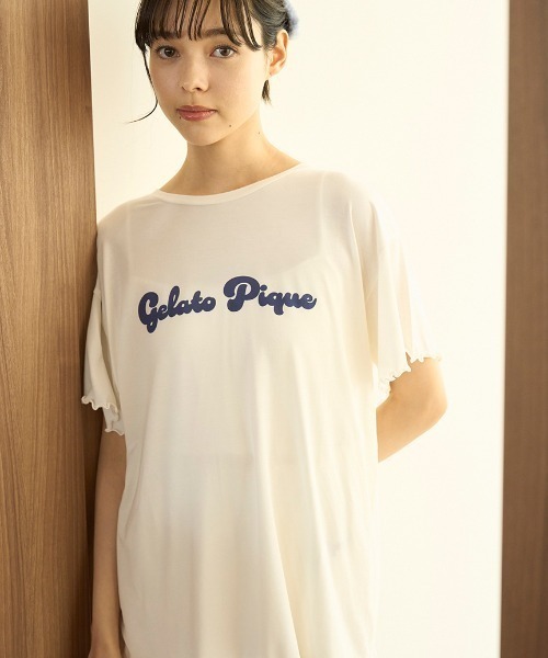 【ま】ジェラートピケ❤︎ロゴ半袖Tシャツ&ロングパンツ 楽天市場】ジェラートピケ gelato pique レーヨンロゴワン