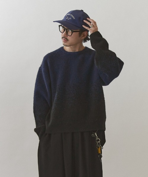 Lui's（ルイス） セーター ニット 「Neucon/ニューコン」バイカラー