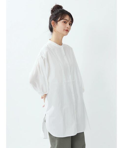 「CRAFT STANDARD BOUTIQUE」 7分袖ブラウス FREE カーキ レディース_画像7