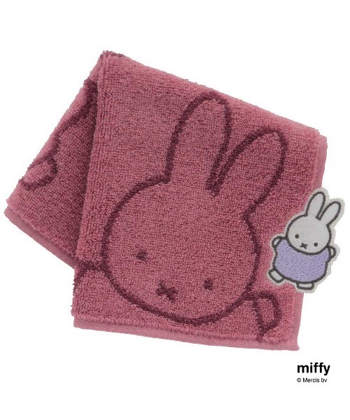 ハンカチ Miffy タオルハンカチ 「ミッフィー アップリケ」 レディース