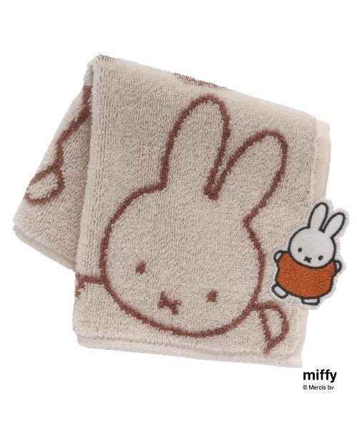 ハンカチ Miffy タオルハンカチ 「ミッフィー アップリケ」 レディース