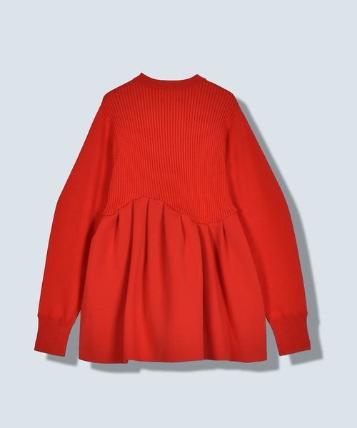 OMMO（オーエムエムオー） カーディガン TUCK FLARE KNIT CD