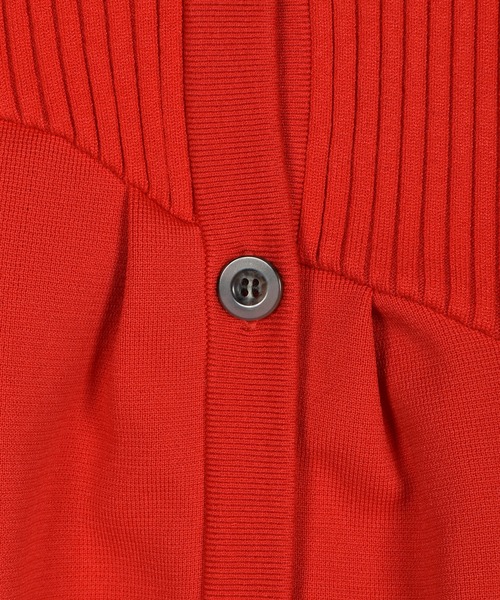 OMMO（オーエムエムオー） カーディガン TUCK FLARE KNIT CD