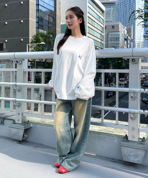 ALOUND ロンT ALAND tシャツ 「UNISEX」ALAND／アソートプリントロンT レディース