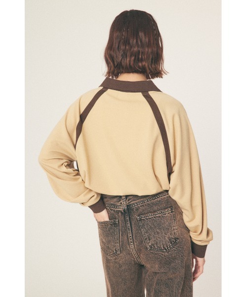 「RODEO CROWNS WIDE BOWL」 長(zhǎng)袖カットソー LARGE ベージュ レディース