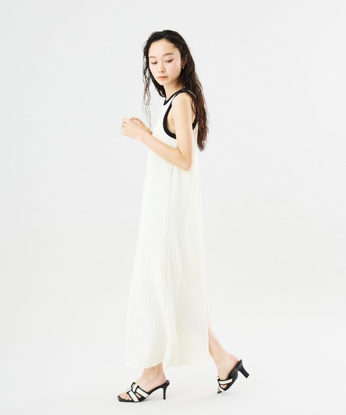 Muscat ワンピース 配色リブタンクワンピース : ZOZOTOWN Yahoo!店