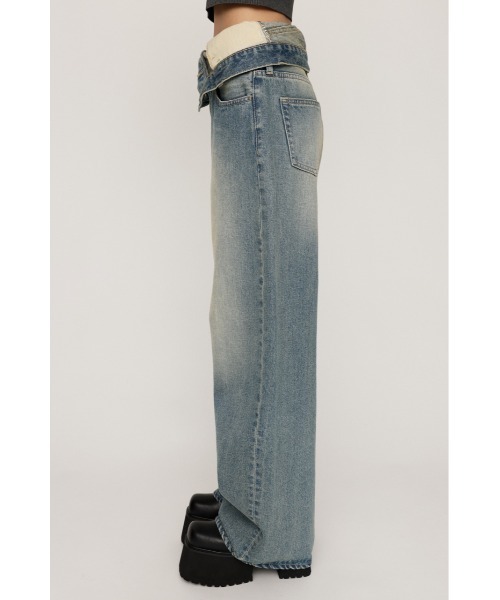 SLY（スライ） ジーンズ デニム デニムパンツ LAYERED STRAIGHT DENIM