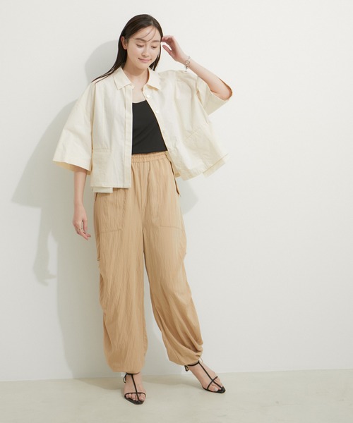 「LE CERCLE par rope'」 半袖シャツ FREE ブラック レディース_画像4