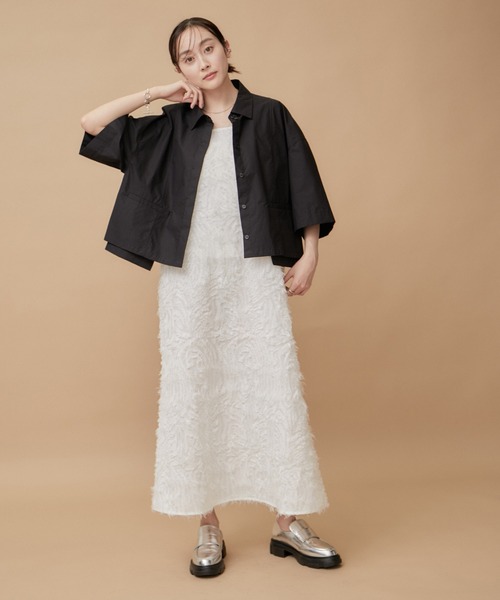 「LE CERCLE par rope'」 半袖シャツ FREE ブラック レディース_画像6