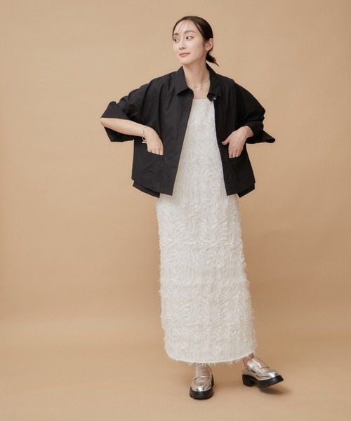 「LE CERCLE par rope'」 半袖シャツ FREE ブラック レディース_画像7