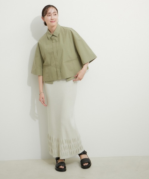 「LE CERCLE par rope'」 半袖シャツ FREE ブラック レディース_画像8