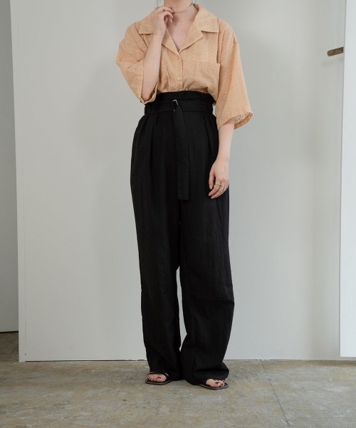 「lawgy」 半袖シャツ FREE ベージュ レディース_画像2