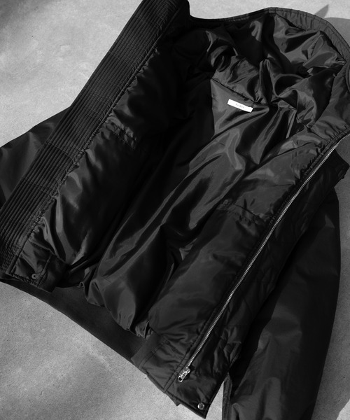 RUUBON ブルゾン アウター 「RUUBON」padded hooded kung fu jacket