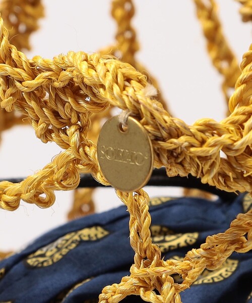 「SOULEIADO」 かごバッグ FREE ブラック系その他 レディース_画像7