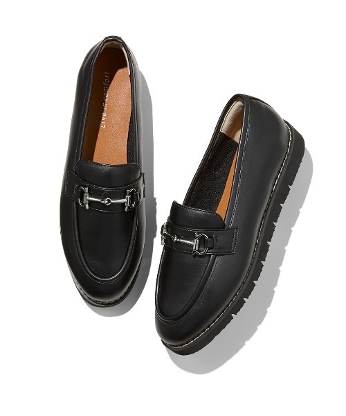 ローファー リブ　イン　コンフォート　スニーカーの歩きやすさでローファーのきちんと感！ゆったりソールの防水スニーファー「ブラック」 レディース | Live in comfort | 02