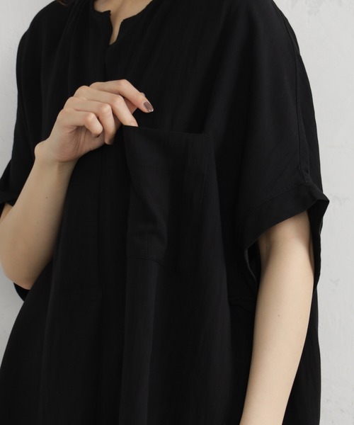 「FOUND GOOD」 半袖ブラウス M ブラック レディース_画像9