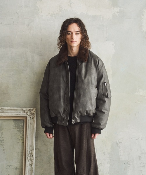 Casper John MA-1 ボンバージャケット Casper John（キャスパージョン） ma1 ma-1 MA-1 bomber jacket/MA-1