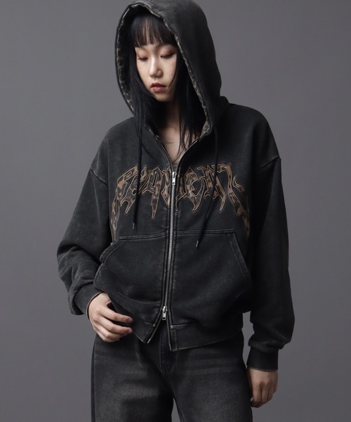 SEQUENZE パーカー 「SEQUENZ（シークエンズ）」APPLIQUE APPLIQUE ZIP