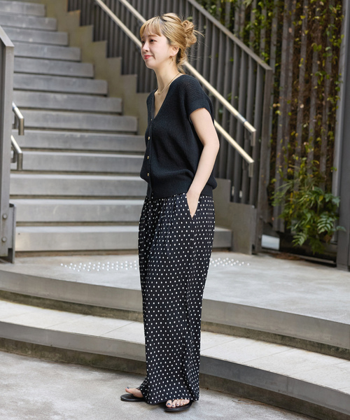 「B.C STOCK」 ニットベスト FREE ブラック レディース_画像4