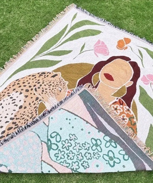 ブランケット ジャガード織 グラフィック : ZOZOTOWN Yahoo!店 - 通販