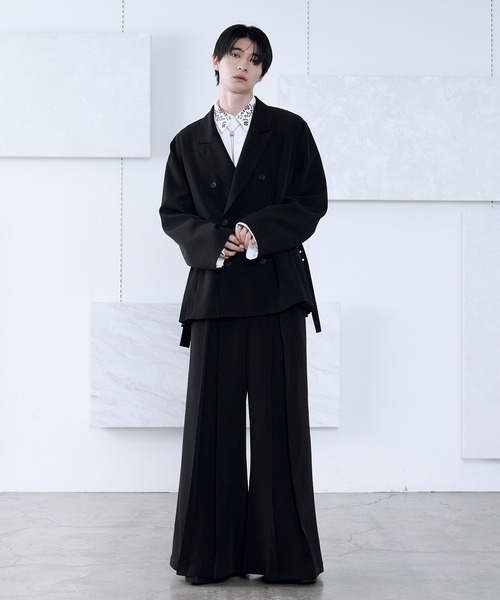 Ellno Loset（エルノロゼット） ワイドパンツ スラックス ボックス
