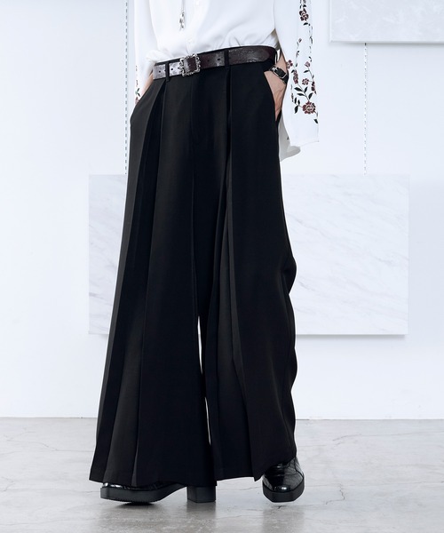Ellno Loset（エルノロゼット） ワイドパンツ スラックス ボックス