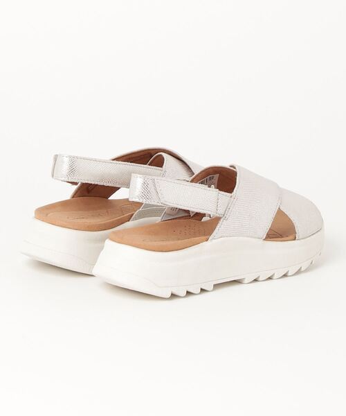 「Clarks」 フラットサンダル 45 ブラック レディース_画像2