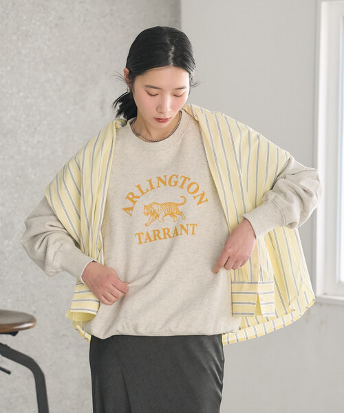 FICTIONTOKYO クモの巣 スウェット FREAK'S STORE（フリークスストア） トレーナー スウェット tombonia
