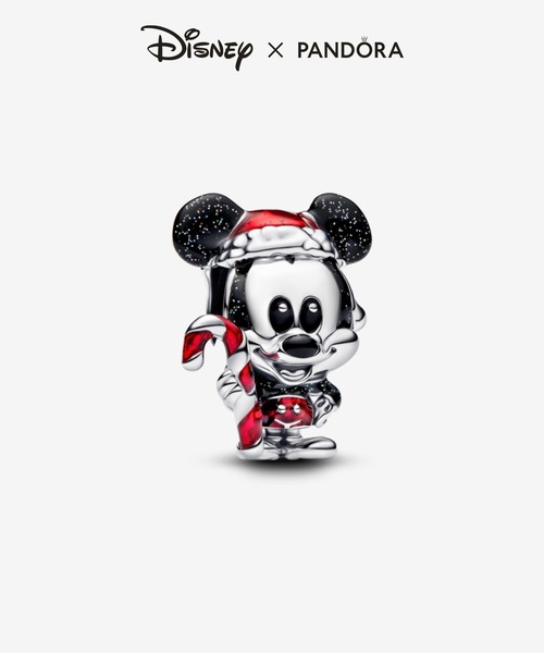 PANDORA（パンドラ） チャーム ディズニー ミッキーマウス ホリデー