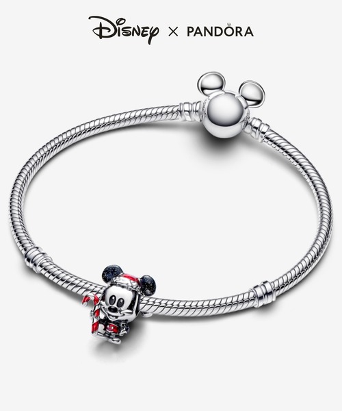 PANDORA（パンドラ） チャーム ディズニー ミッキーマウス ホリデー